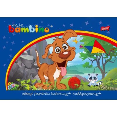 Moje Bambino-Buntpapierheft A4, 10 Blatt