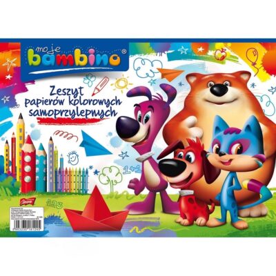 Moje Bambino-Buntpapierheft selbstklebend