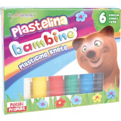Moje Bambino-Knetmasse, 6 Farben