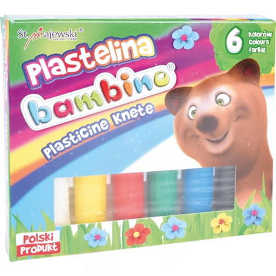 Moje Bambino-Knetmasse, 6 Farben