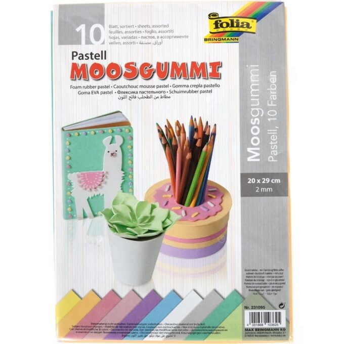 Moosgummi, Pastell - moosgummi pastell 300498 w 3 2