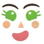 Moosgummi-Sticker, Gesichter bilden - moosgummi sticker gesichter bilden 204014 w 2 2