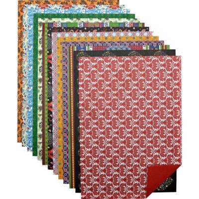 Motivpapier-Set - Folkloristische Muster