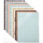 Motivpapier-Set, Metallicfarben-Motive - motivpapier set metallicfarben motive 300483 w 2 2