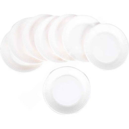 pappteller-weiss-50-stck-652082-w 2 Pappteller, weiß, 50 Stück - pappteller weiss 50 stck 652082 w 2