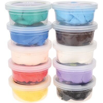 Selbsthärtende Modelliermasse, 10 Farben