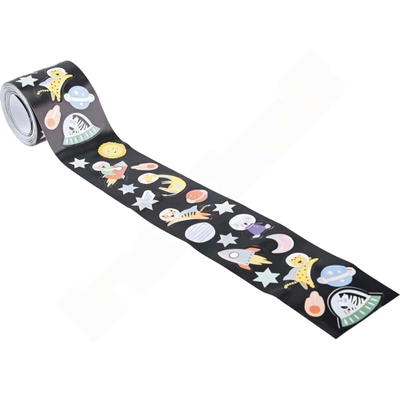 Sticker auf Rolle, Weltraum