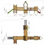 Spielplatz-Klettergerüst Wickey PRO MAGIC Garden - w 100394 pro magic toddler garden 04 new0624