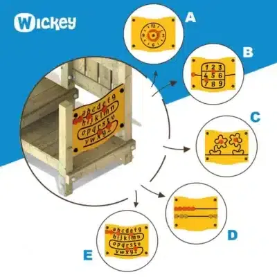 Motorikwand personalisieren - Wickey PRO