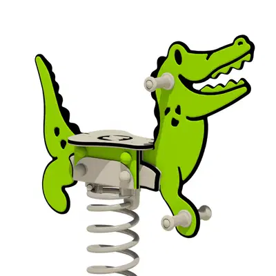Federwippe Wickey PRO Krokodil „Crockey“