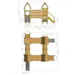 Spielplatz-Klettergerüst Wickey PRO MAGIC Court - w pro magic toddler court 100454 04 new0624