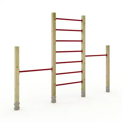 Kletterleiter mit Doppel-Reck Wickey PRO Tumble 409P
