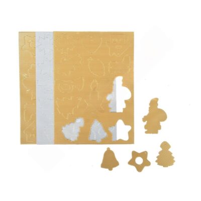 Wellpappestanzteile – Weihnachtsschmuck