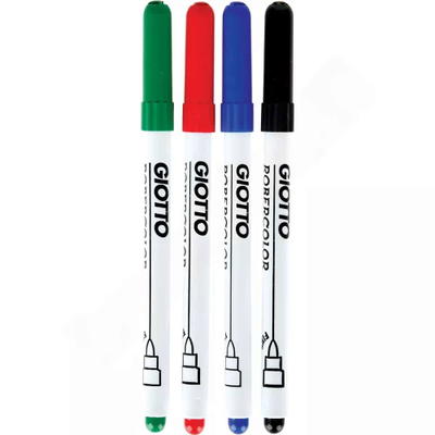 Whiteboard Marker Giotto, fine, 4 Farben
