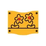 Motorikwand personalisieren – Wickey PRO - wickey pro nature flowers 300661 01 new1024 1