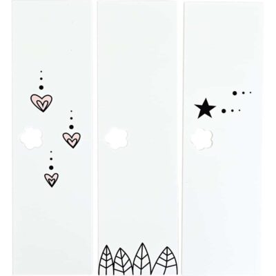 3er-Satz Garderobentüren, Fantasie 3