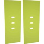 2-er Satz Türen für Garderobe Regenbogen - 099768