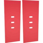2-er Satz Türen für Garderobe Regenbogen - 099771