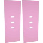 2-er Satz Türen für Garderobe Regenbogen - 099772