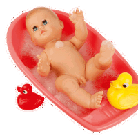 Schildkröt Badewanne pink