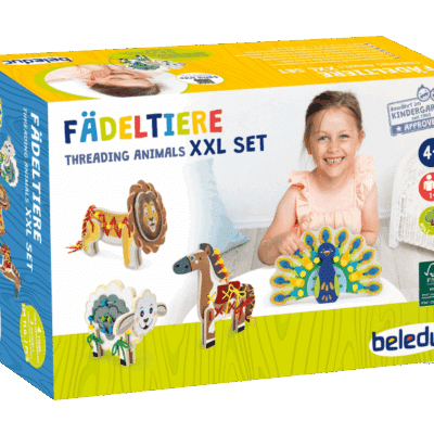 Fädeltiere XXL Set, 129 Teile