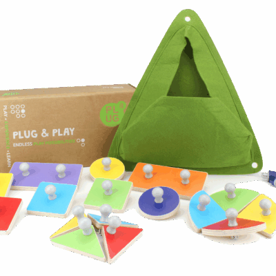 PLUG IT "Fröbel-Set", 20 Teile