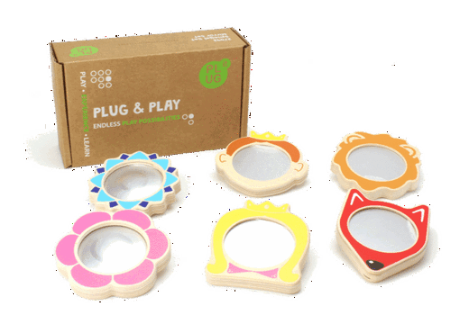 27092-Box-rgb PLUG IT „Spiegel Set“, 6 Teile - 27092 Box rgb