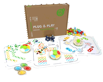 PLUG IT „Spiele Set“, 58 Teile
