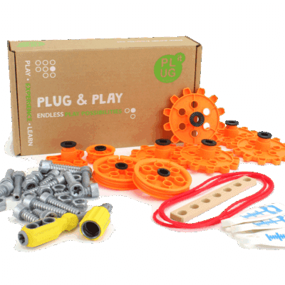 PLUG IT "Junior Inventor Set", 46 Teile