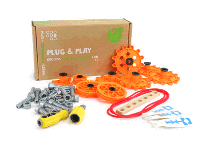 PLUG IT „Junior Inventor Set“, 46 Teile