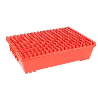 Multibox S mit Deckel rot - 2 Stück