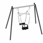 A4K Lime Einfachschaukel mit Eltern-Kind-Sitz - a4k lime einfachschaukel mit eltern kind sitz nv31235 a w 2