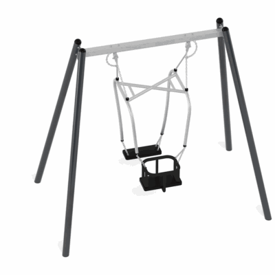 A4K Lime Einfachschaukel mit Eltern-Kind-Sitz