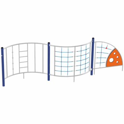 Action4kids Wellen-Kletterwand