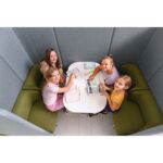 Agora Meetingbox, 4-Sitzer mit freistehendem Tisch - agora meetingbox 4 sitzer mit freistehendem tisch 861098 w 12 2