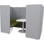Agora Meetingbox, 4-Sitzer mit freistehendem Tisch - agora meetingbox 4 sitzer mit freistehendem tisch 861098 w 2 2
