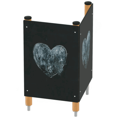 Orbis H Doppelmaltafel, Holzpfosten