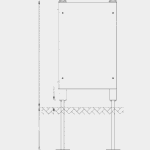 Orbis H Doppelmaltafel, Holzpfosten - doppelmaltafel holzpfosten nv3602e w 4