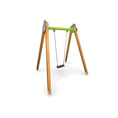 Einfachschaukel Biber, Brettsitz