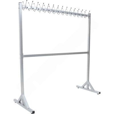 Garderobenständer mit 20 oder 30 Haken aus Metall