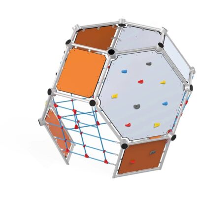 Kletterwürfel, Gestell hellgrau