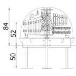 Mini-Insel Musikstation - mini insel musikstation nv7104epz w 5 2