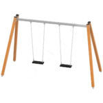 Quadro H Doppelschaukel – Gestell - quadro h doppelschaukel gestell nv31207 w