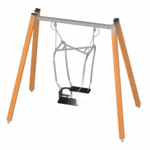 Quadro H Einfachschaukel mit Eltern-Kind-Schaukelsitz - quadro h einfachschaukel mit eltern kind schaukelsitz nv31233 w 3