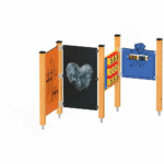 Quadro H Spielwände-Kombination, Holzpfosten - quadro h spielwande kombination holzpfosten nv3646epzn w
