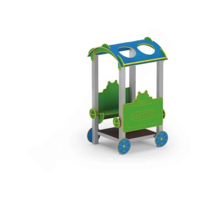 Quadro Me Lustiger Waggon, Metallpfosten