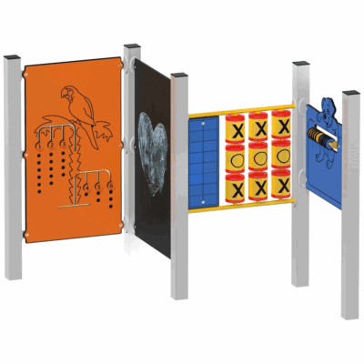 Quadro Me Spielwände-Kombination, Metallpfosten