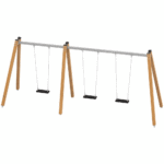 Quadro Simple H 3er-Schaukel – Gestell - quadro simple h 3er schaukel gestell nv31212 w