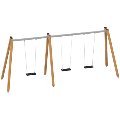 Quadro Simple H 3er-Schaukel – Gestell