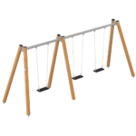 Quadro Simple H 3er-Schaukel – Gestell - quadro simple h 3er schaukel gestell nv31212 w 3